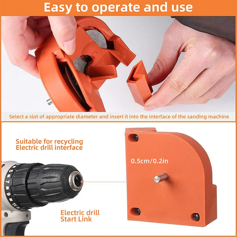 Multipurpose Drill Bit Grinding Sharpener, Power Drill Bit Sharpeners, Drill Press Sharpening System Drill Bit Sharpener