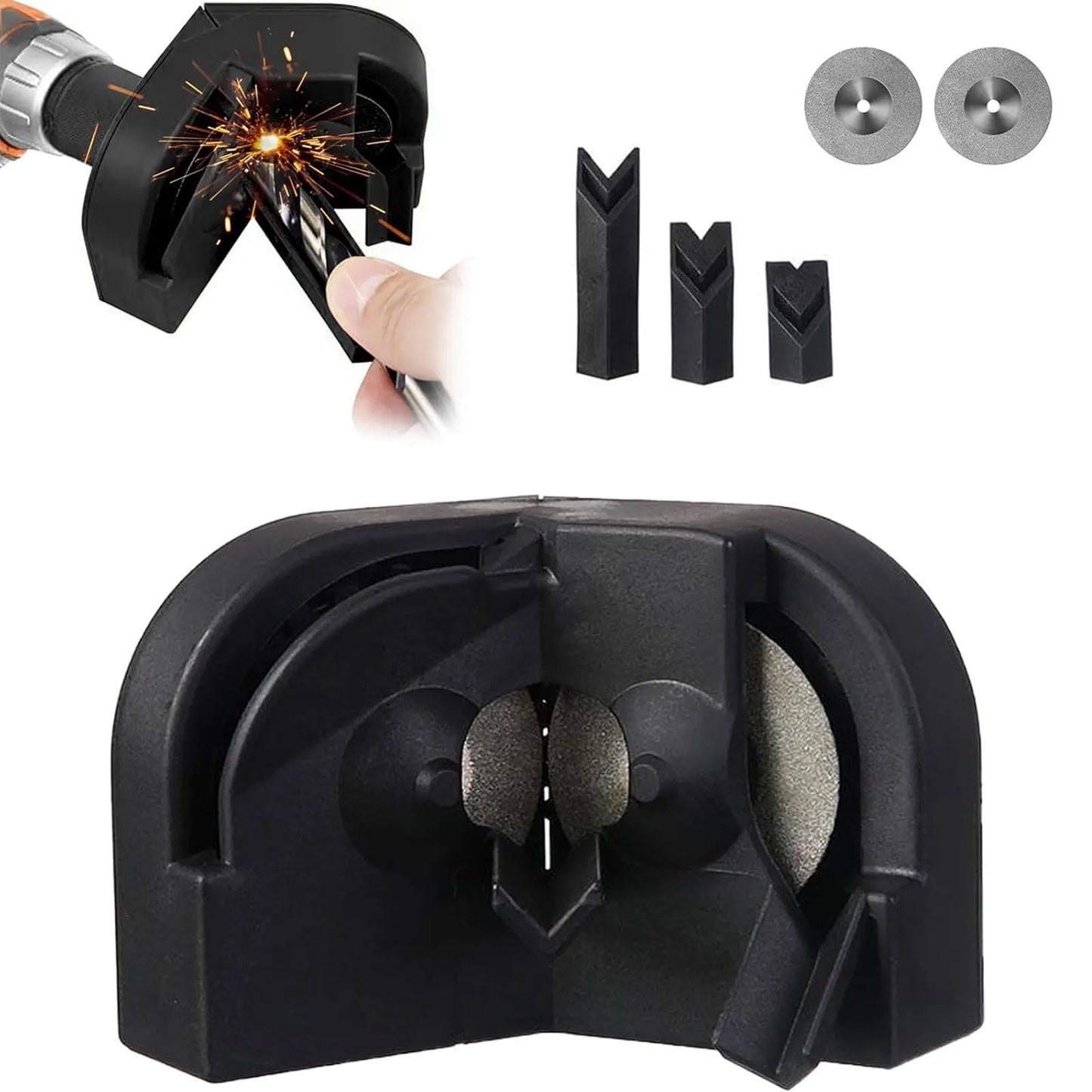 Multipurpose Drill Bit Grinding Sharpener, Power Drill Bit Sharpeners, Drill Press Sharpening System Drill Bit Sharpener