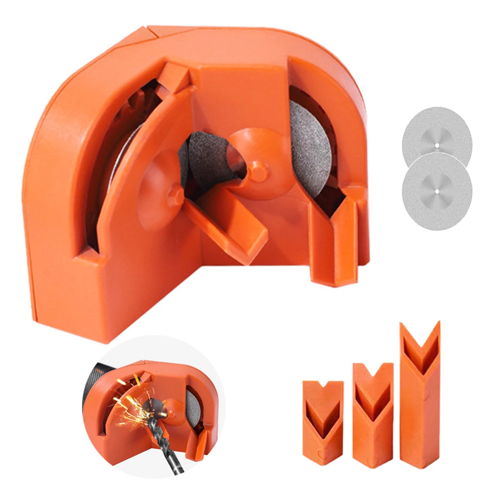 Multipurpose Drill Bit Grinding Sharpener, Power Drill Bit Sharpeners, Drill Press Sharpening System Drill Bit Sharpener