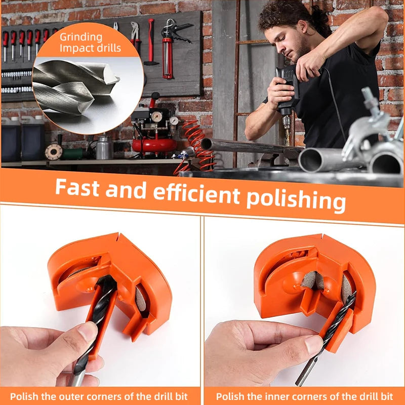 Multipurpose Drill Bit Grinding Sharpener, Power Drill Bit Sharpeners, Drill Press Sharpening System Drill Bit Sharpener